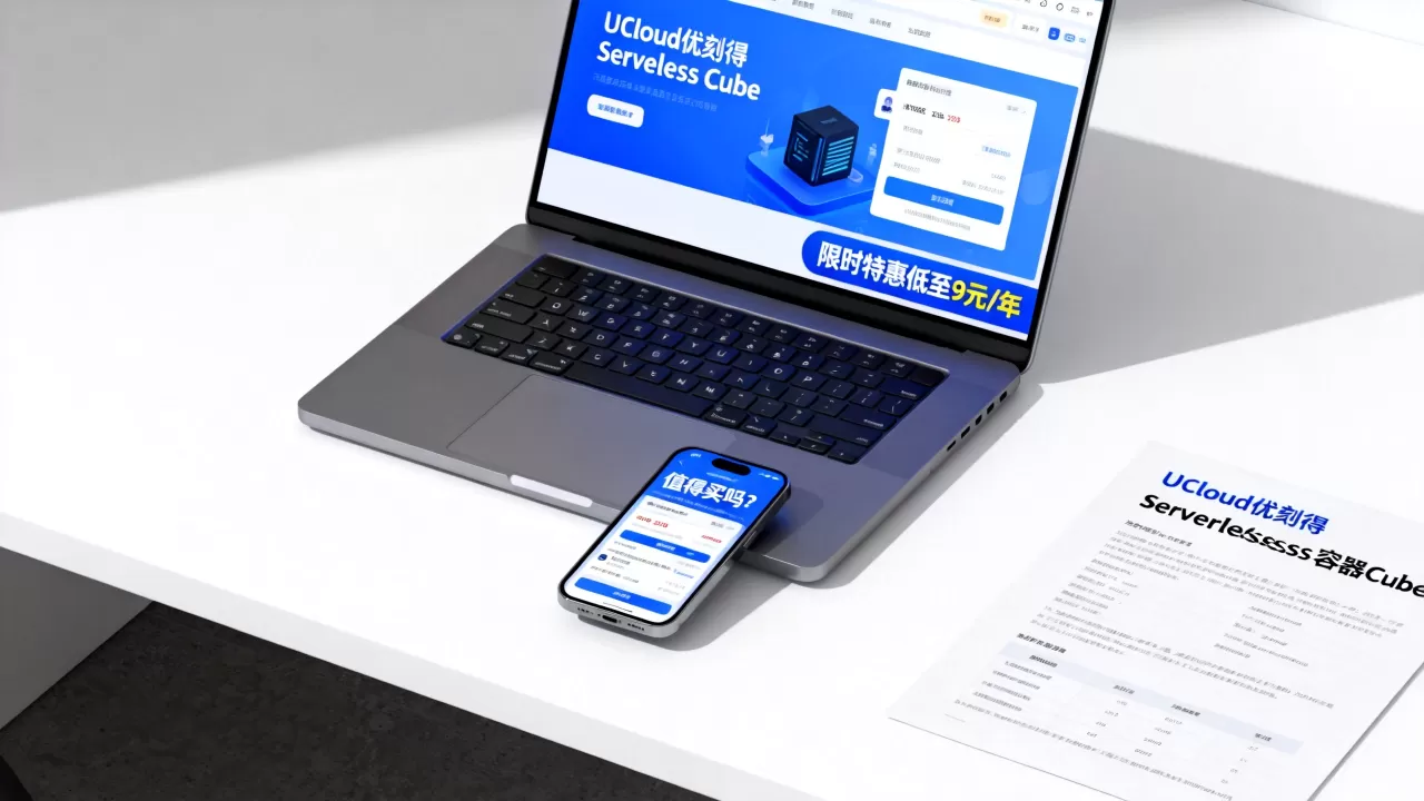 UCloud优刻得Serverless容器Cube限时特惠低至9元/年值得买吗？