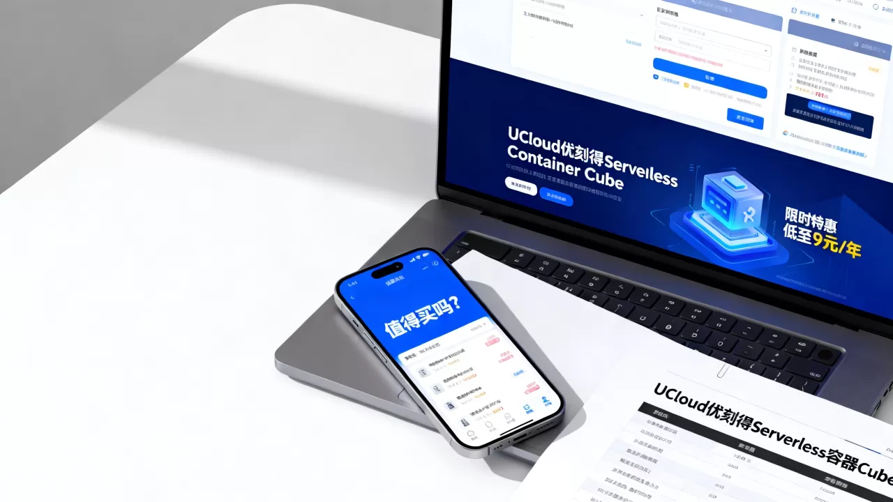 UCloud优刻得Serverless容器Cube限时特惠低至9元/年值得买吗？