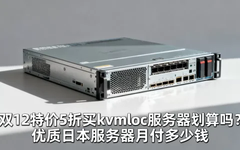 双12特价5折买kvmloc服务器划算吗？香港日本独立服务器月付多少钱