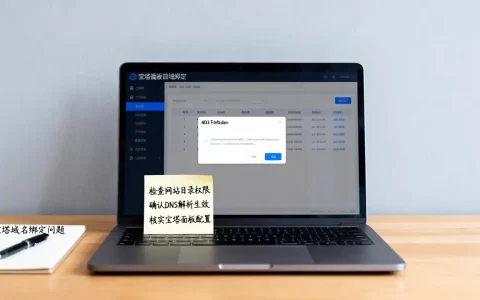 宝塔绑定域名后拒绝访问怎么解决？宝塔面板域名绑定403错误