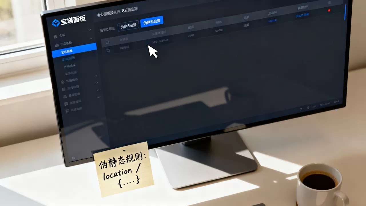 宝塔面板如何添加伪静态?宝塔面板伪静态规则怎么写 宝塔面板如何添加伪静态?宝塔面板伪静态规则怎么写