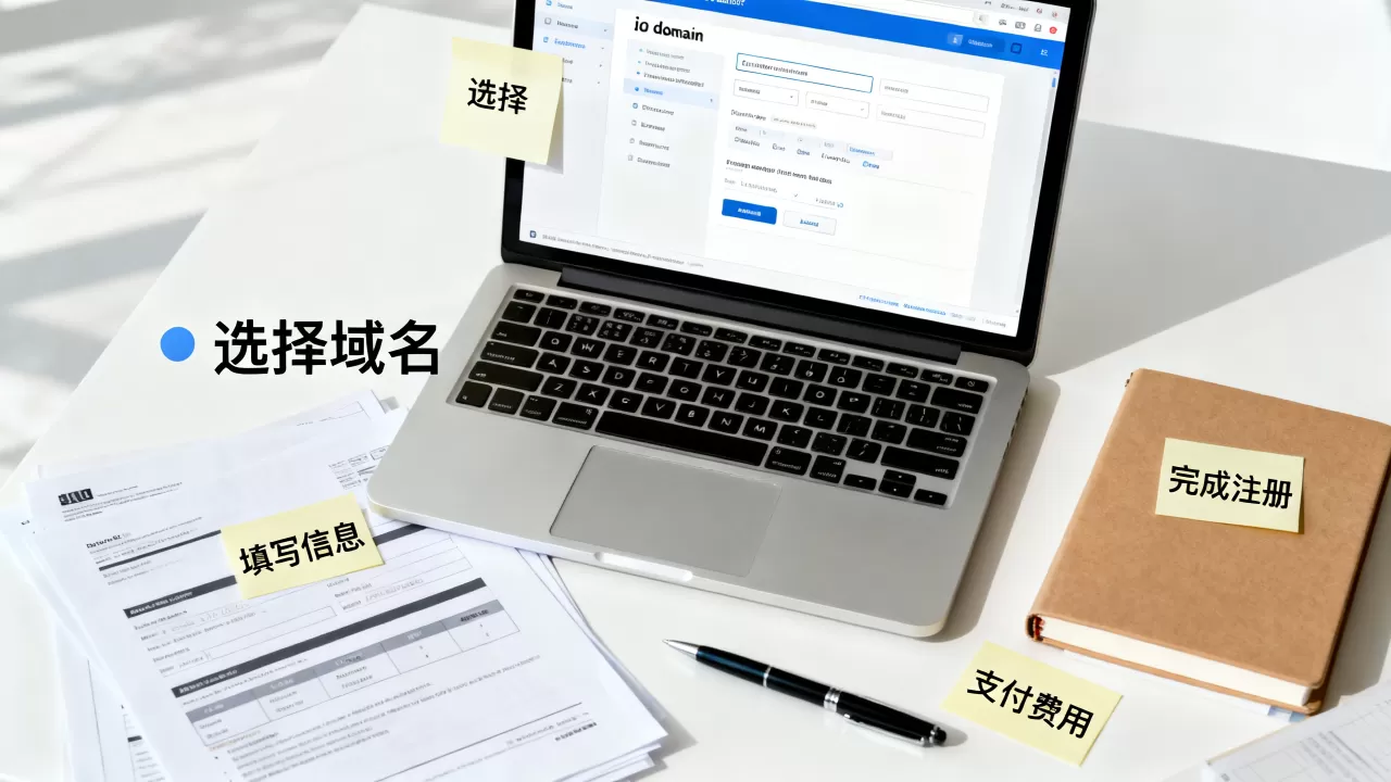 如何注册io域名？.io域名注册流程