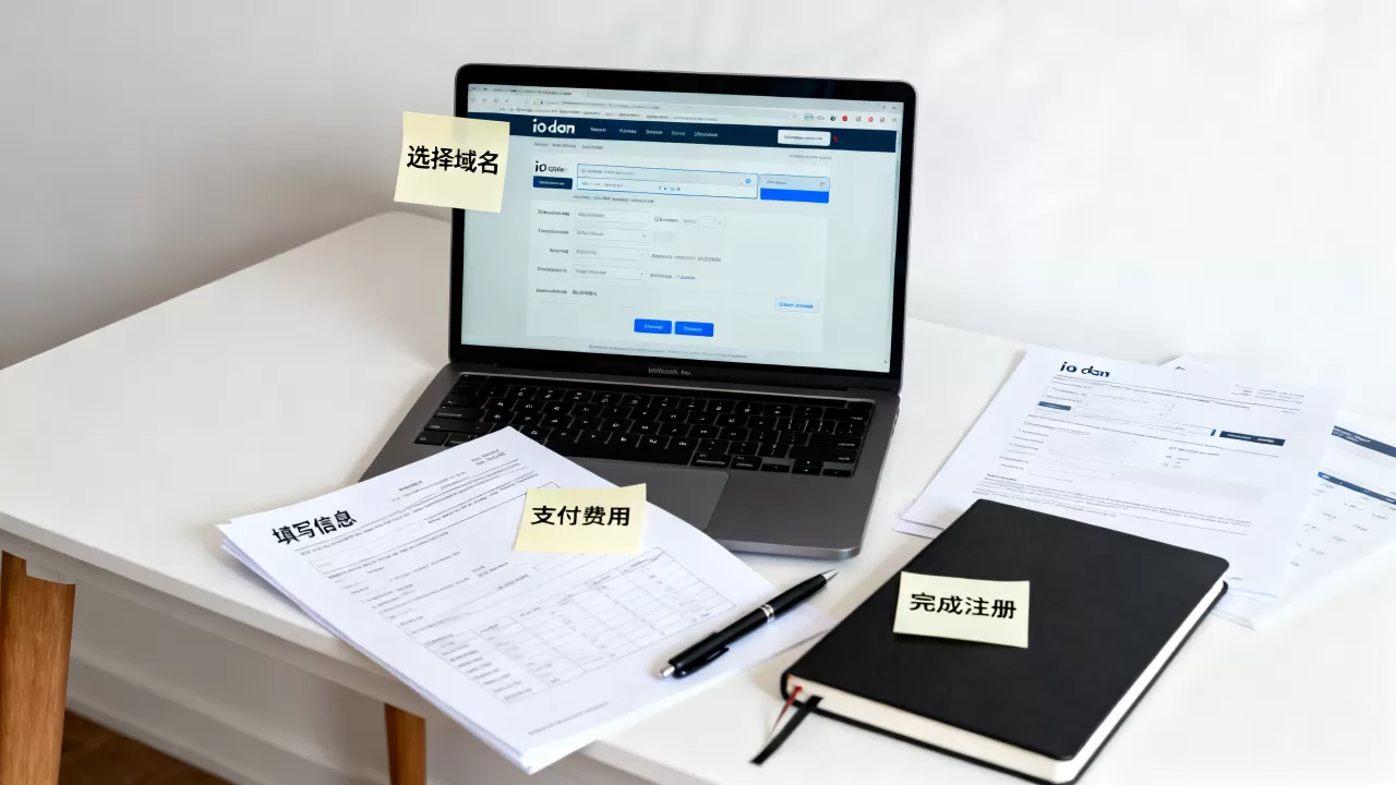 如何注册io域名？.io域名注册流程