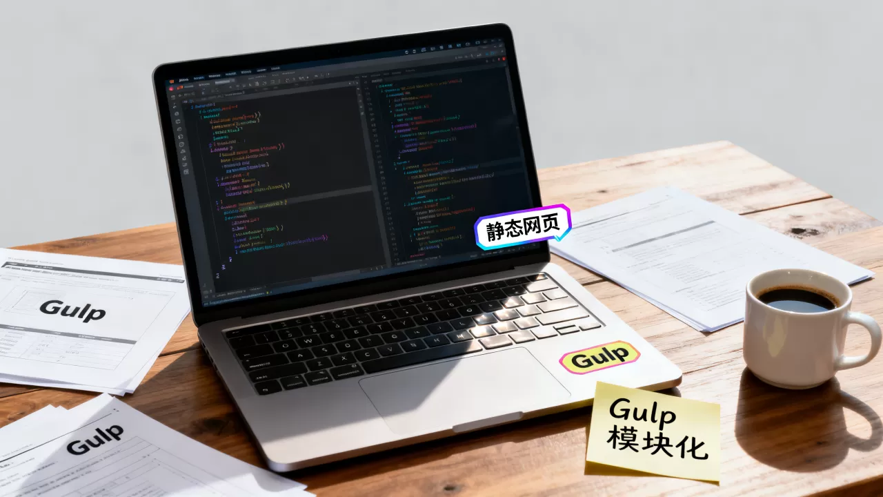 Gulp静态网页模块化怎么做?Gulp教程零基础入门 Gulp静态网页模块化怎么做?Gulp教程零基础入门