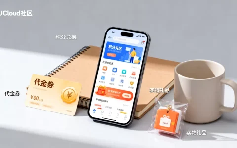 参与UCloud社区互动赢积分兑换代金券和实物礼品