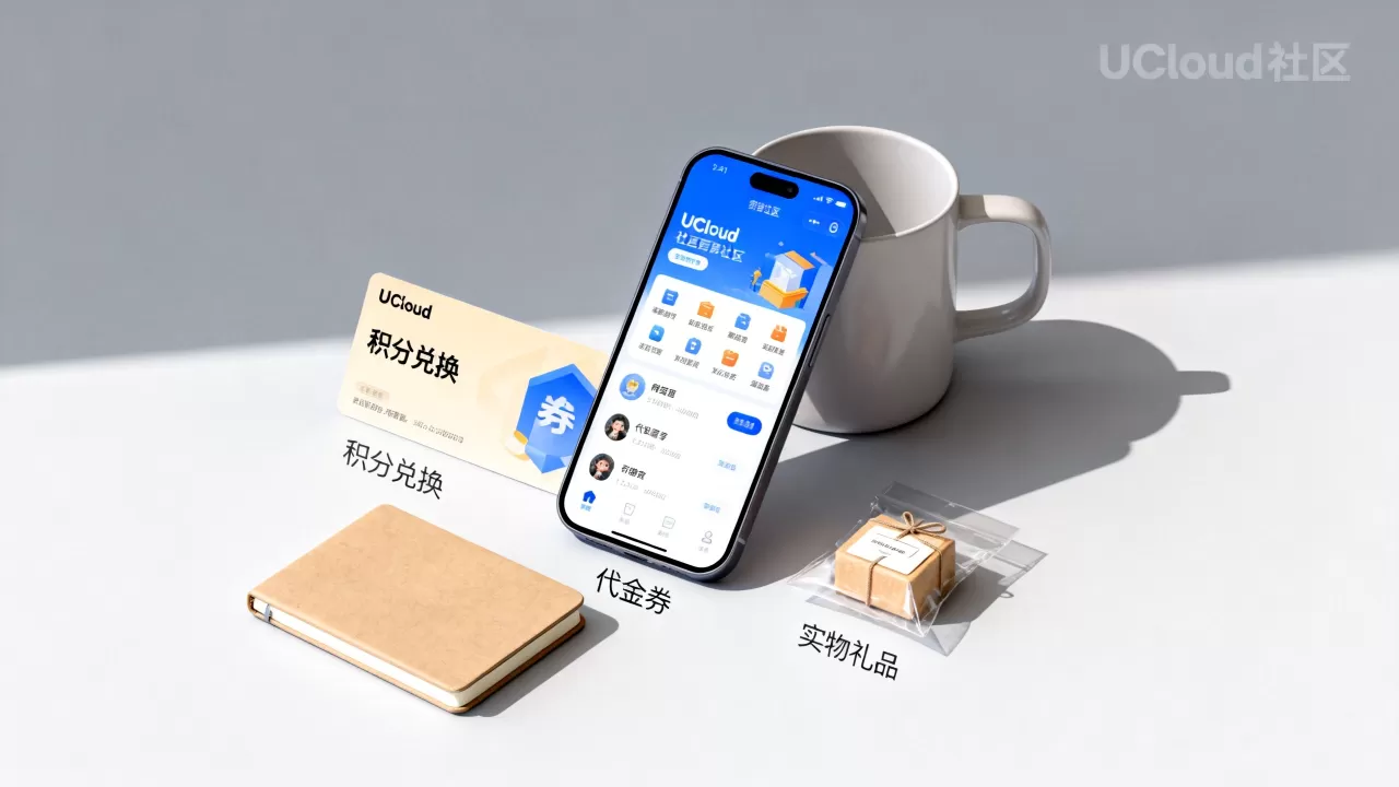 参与UCloud社区互动赢积分兑换代金券和实物礼品 参与UCloud社区互动赢积分兑换代金券和实物礼品
