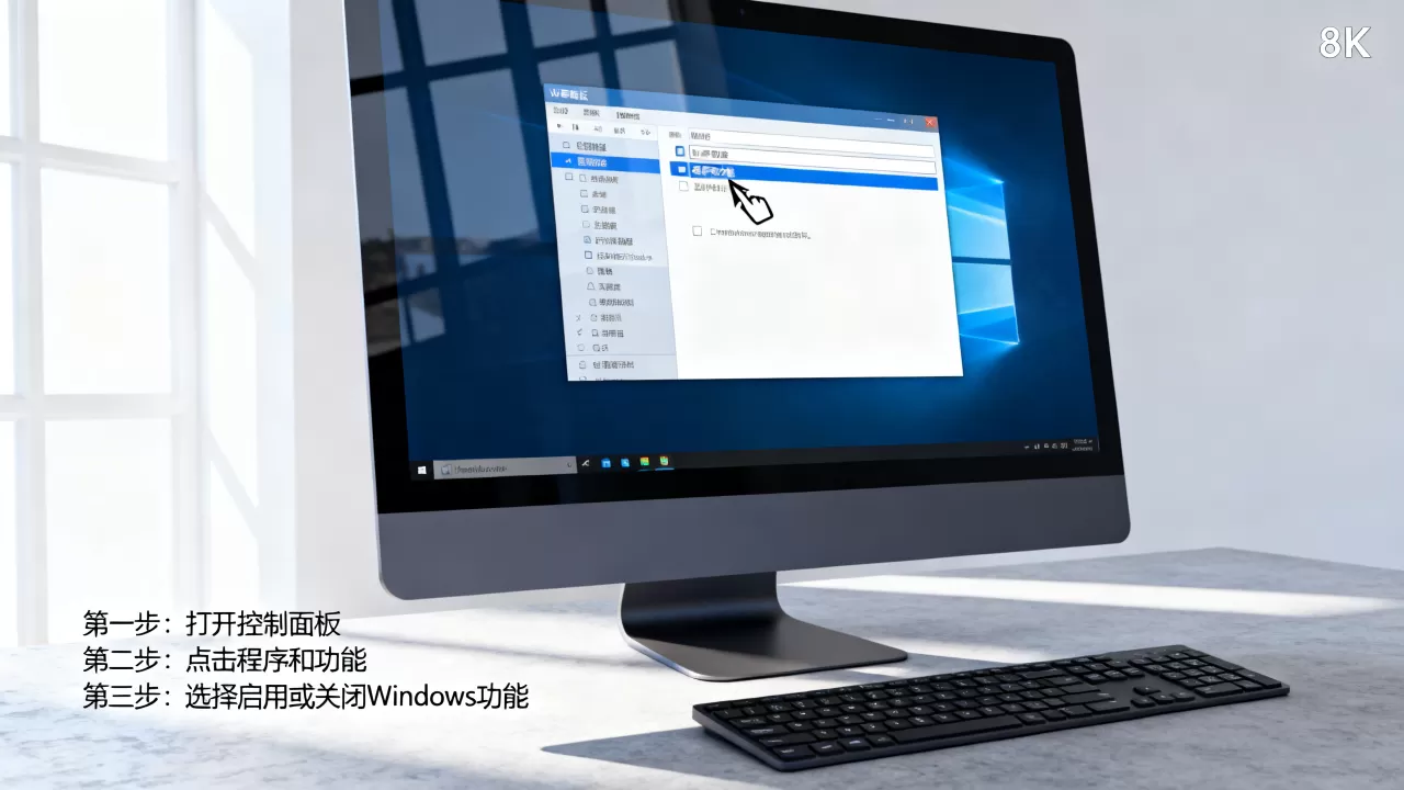 IIS服务怎么开启？Windows系统安装IIS的详细步骤