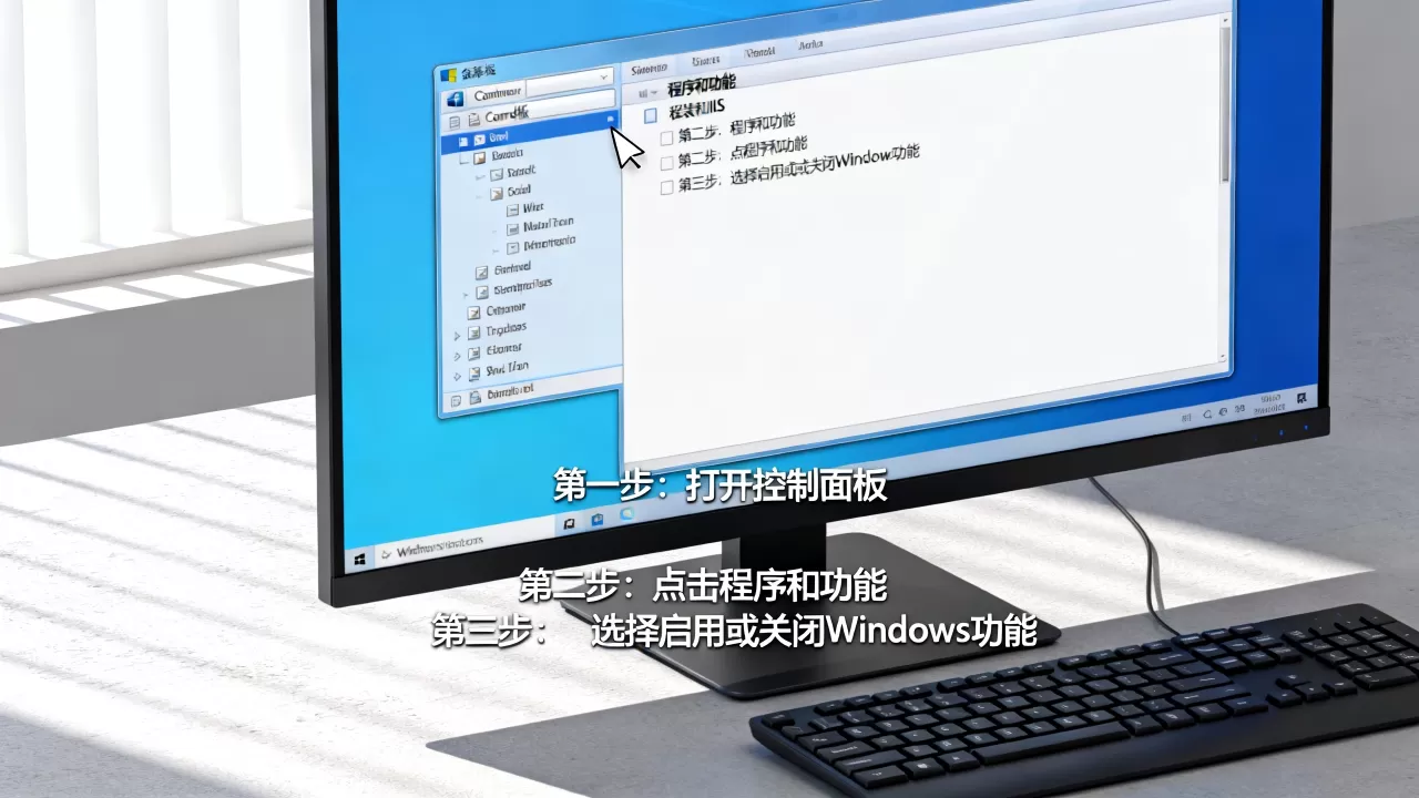 IIS服务怎么开启？Windows系统安装IIS的详细步骤