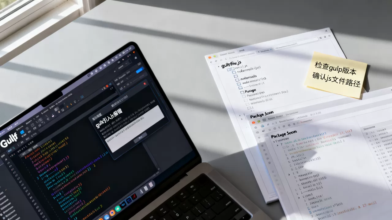 gulp引入js报错怎么办?gulp打包js文件配置教程 gulp引入js报错怎么办?gulp打包js文件配置教程