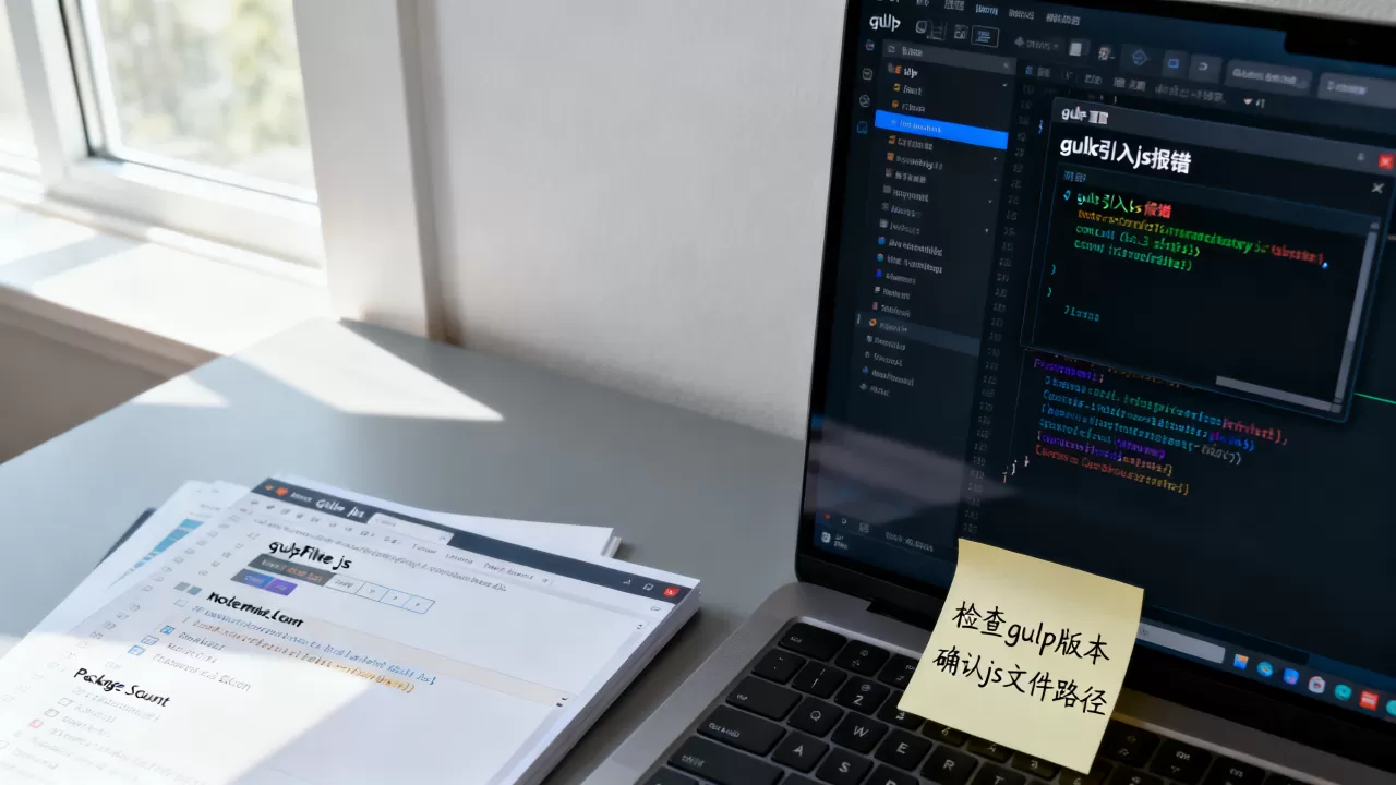 gulp引入js报错怎么办?gulp打包js文件配置教程 gulp引入js报错怎么办?gulp打包js文件配置教程