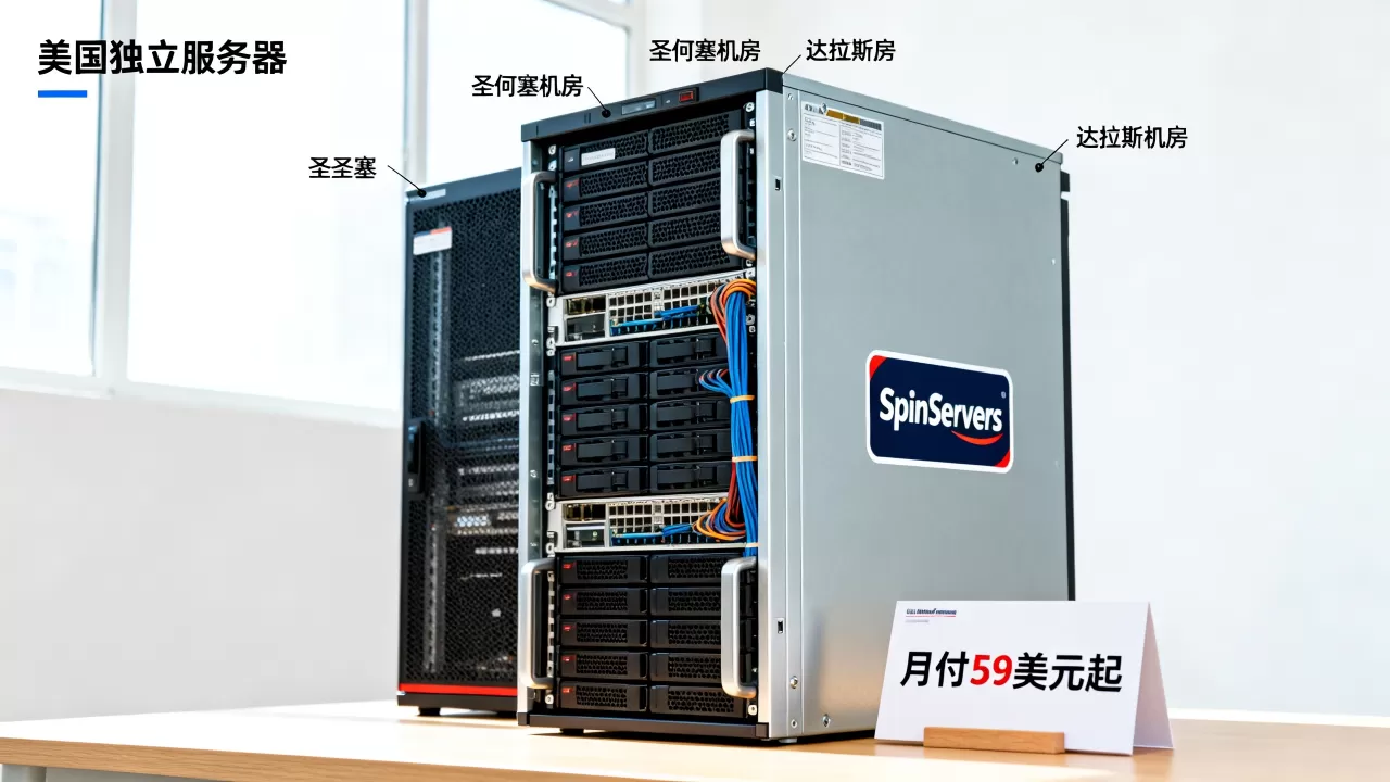 SpinServers美国独立服务器优惠吗?圣何塞达拉斯机房月付59美元起 SpinServers美国独立服务器优惠吗?圣何塞达拉斯机房月付59美元起