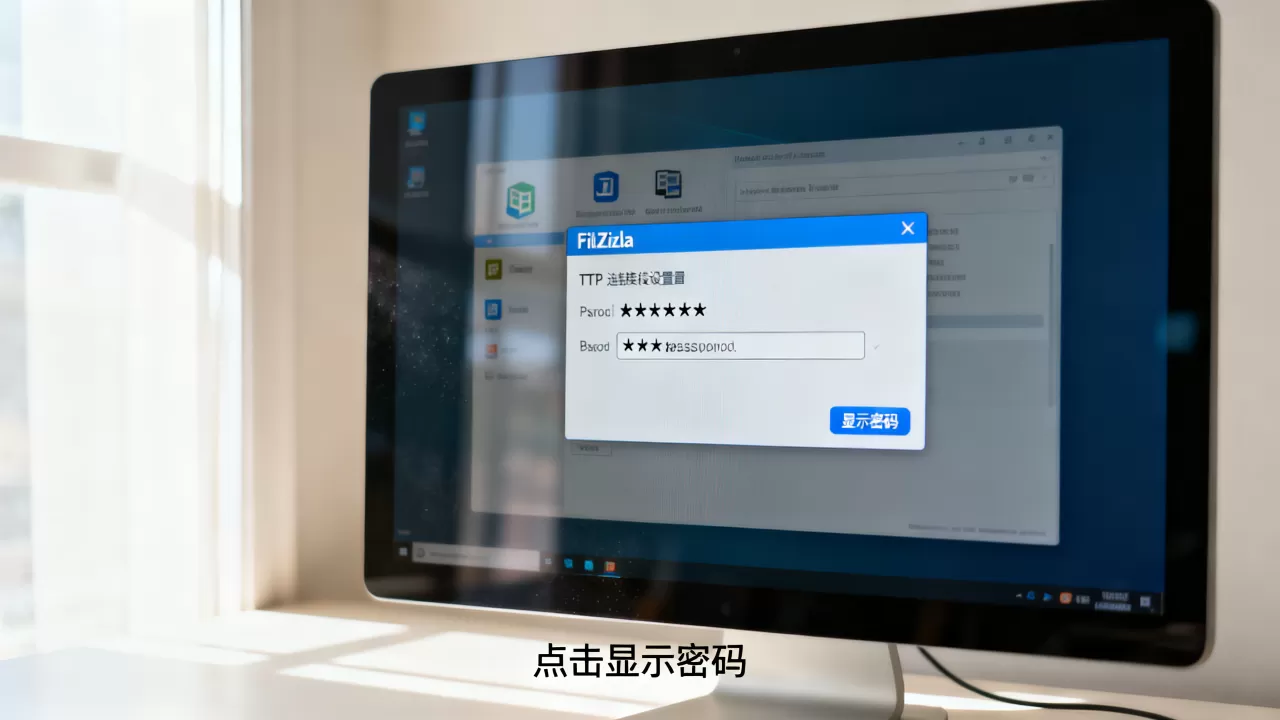 FileZilla怎么查看FTP密码？