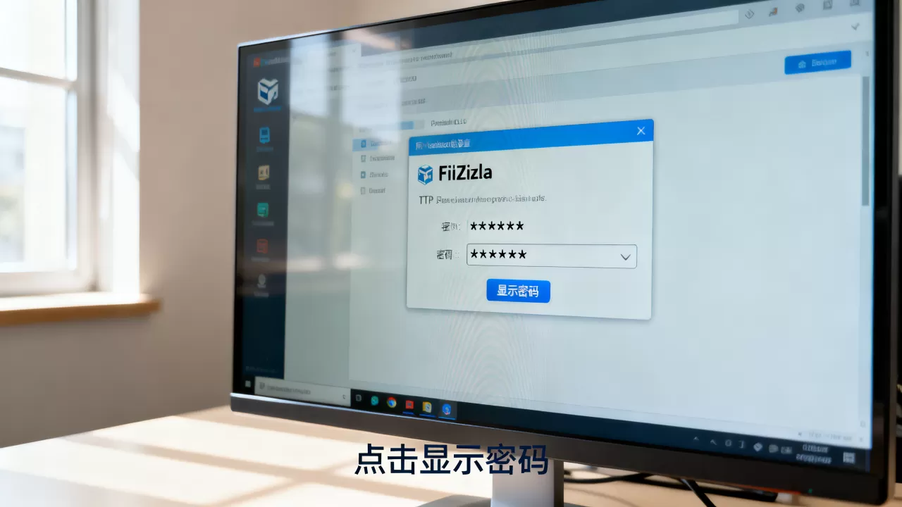 FileZilla怎么查看FTP密码？