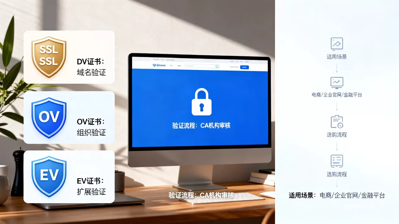 SSL证书有哪些类型?如何选购适合网站的SSL证书 SSL证书有哪些类型?如何选购适合网站的SSL证书