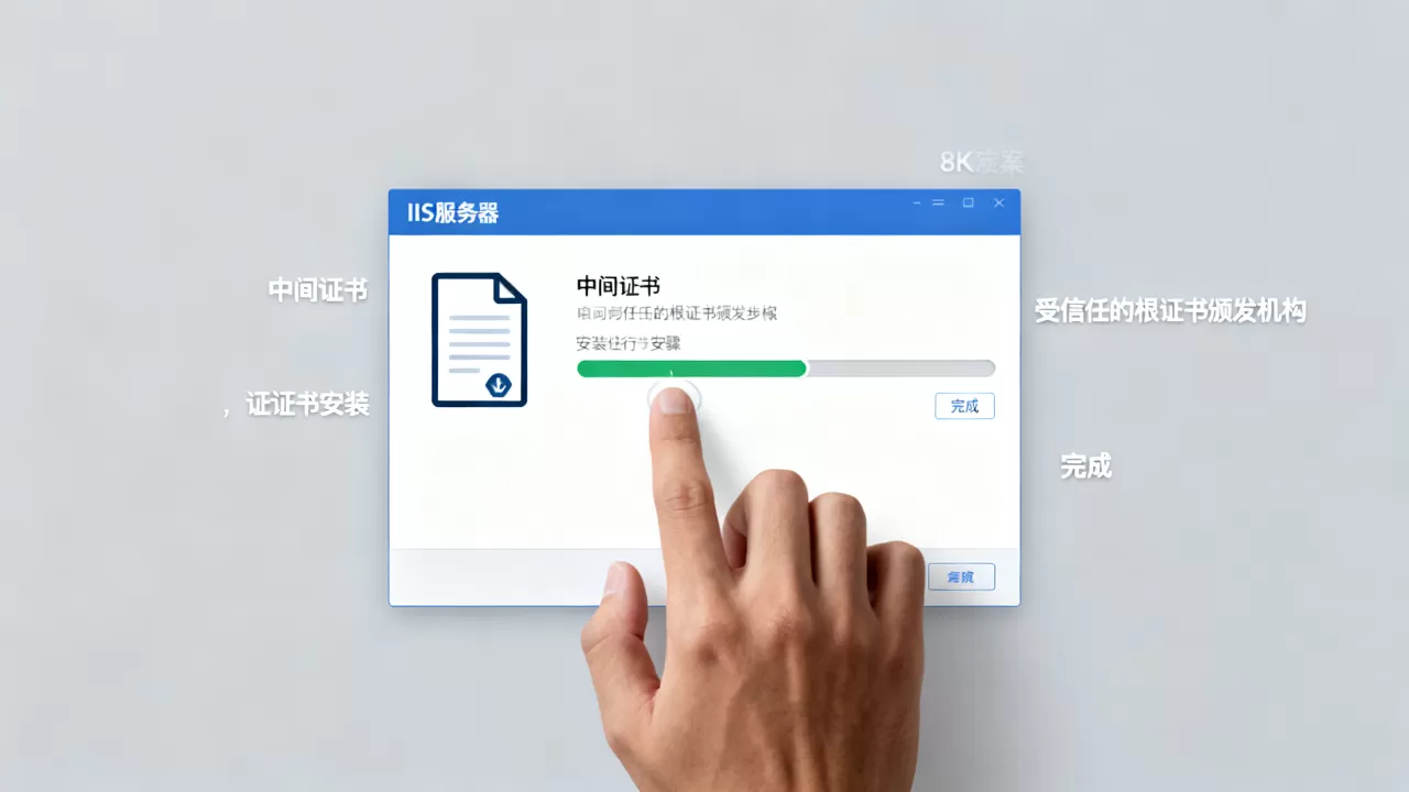 IIS服务器怎么安装中间证书？IIS中间证书安装教程