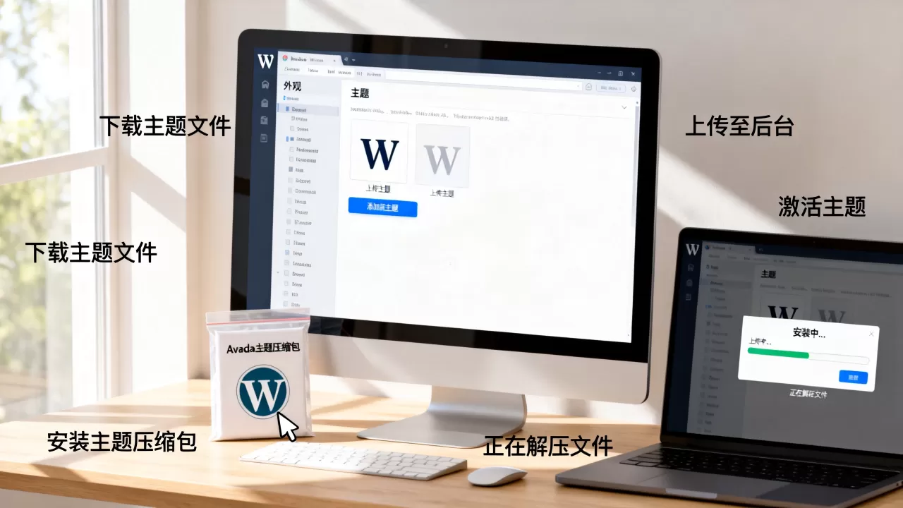 WordPress如何安装Avada主题?WordPress安装Avada主题图文教程 WordPress如何安装Avada主题?WordPress安装Avada主题图文教程