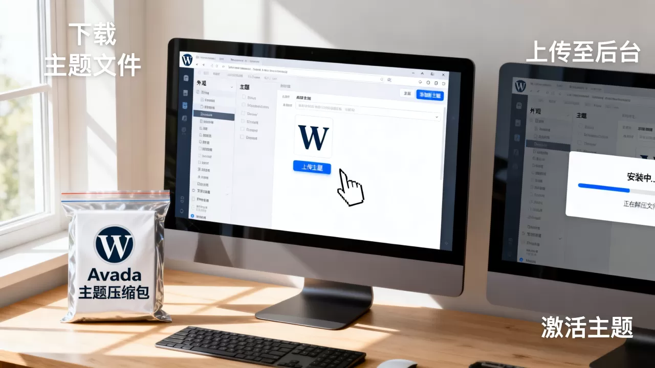 WordPress如何安装Avada主题?WordPress安装Avada主题图文教程 WordPress如何安装Avada主题?WordPress安装Avada主题图文教程