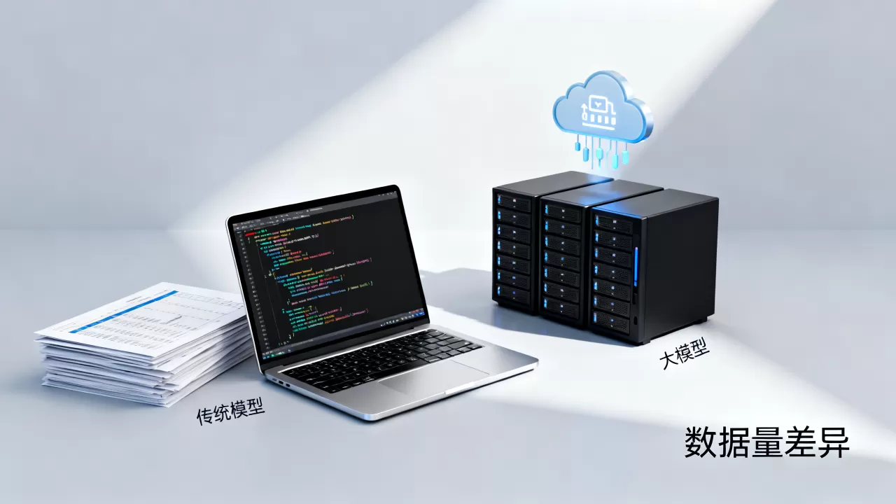 大模型与传统机器学习有何本质区别？机器学习和大模型区别
