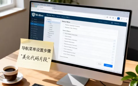 WordPress网站导航菜单怎么设置？wordpress导航菜单美化代码