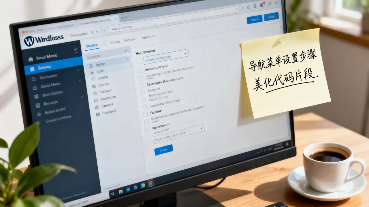 WordPress网站导航菜单怎么设置?wordpress导航菜单美化代码 WordPress网站导航菜单怎么设置?wordpress导航菜单美化代码