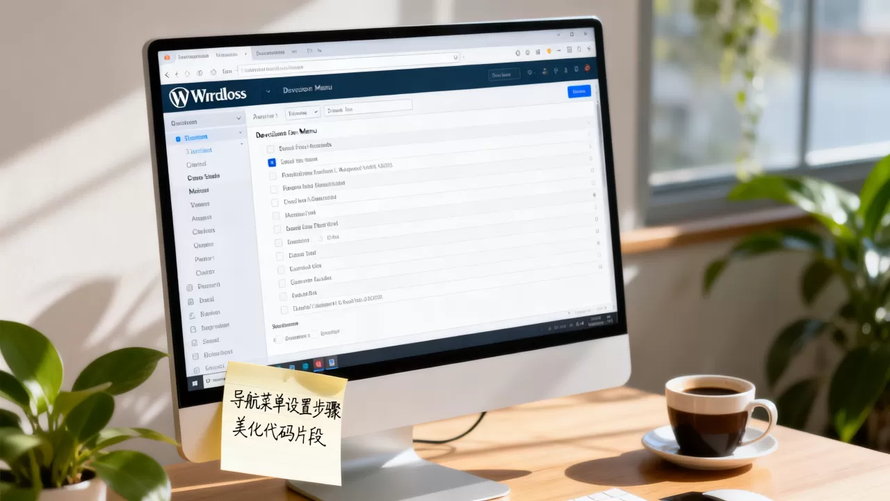 WordPress网站导航菜单怎么设置?wordpress导航菜单美化代码 WordPress网站导航菜单怎么设置?wordpress导航菜单美化代码
