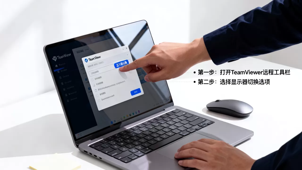 TeamViewer远程工具栏怎么切换显示器?如何设置双屏显示 TeamViewer远程工具栏怎么切换显示器?如何设置双屏显示