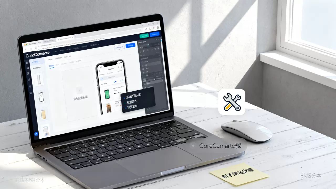 CoreCommerce如何创建编辑网页？CoreCommerce新手建站教程