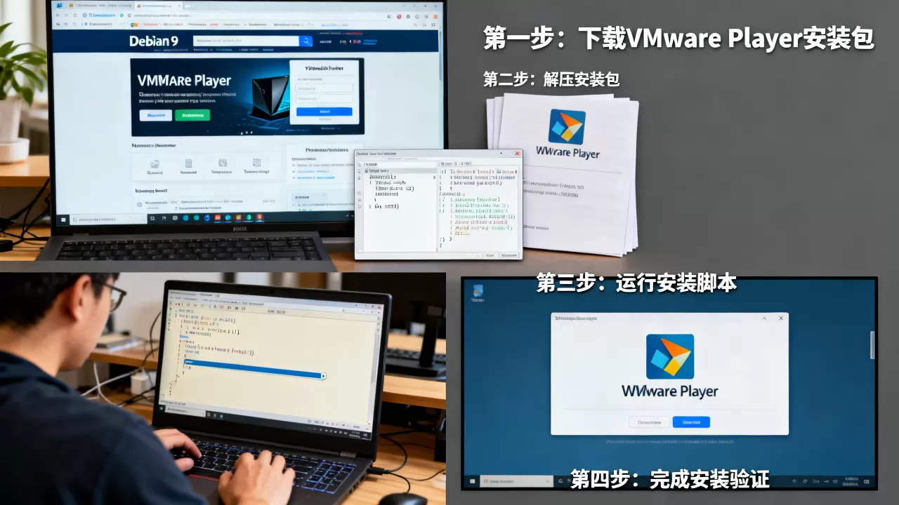 Debian 9怎么装VMware Player?在Linux系统安装VMware的详细步骤 Debian 9怎么装VMware Player?在Linux系统安装VMware的详细步骤