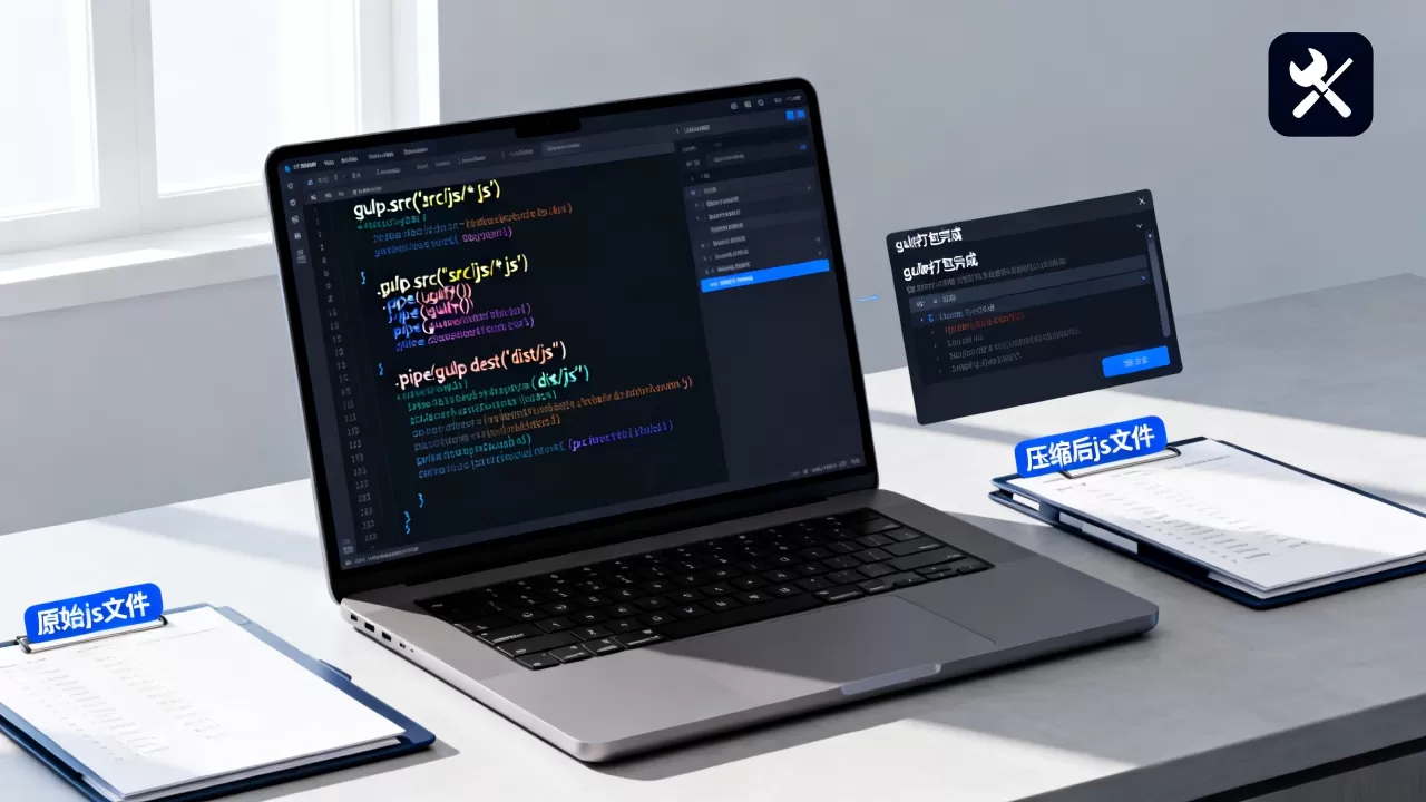 gulp的.js文件怎么用？gulp打包压缩js文件教程