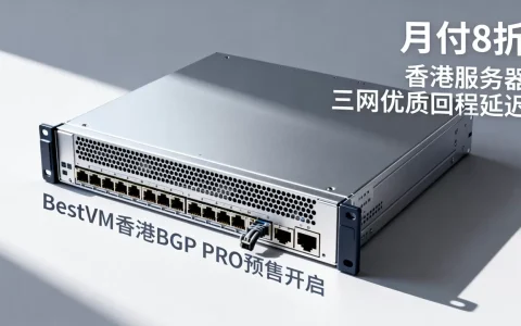 BestVM香港BGP PRO预售开启月付8折好吗？香港服务器三网优质回程延迟多少