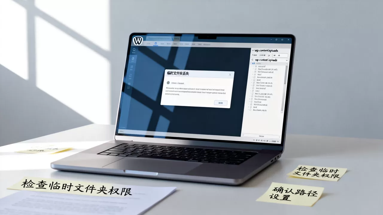 WordPress丢失临时文件夹怎么办？如何快速修复临时文件夹错误