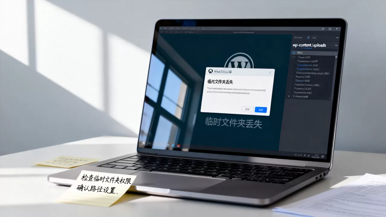 WordPress丢失临时文件夹怎么办？如何快速修复临时文件夹错误