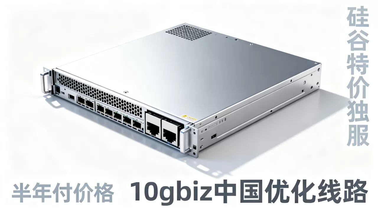 硅谷特价独服怎么买？10gbiz中国优化线路半年付价格