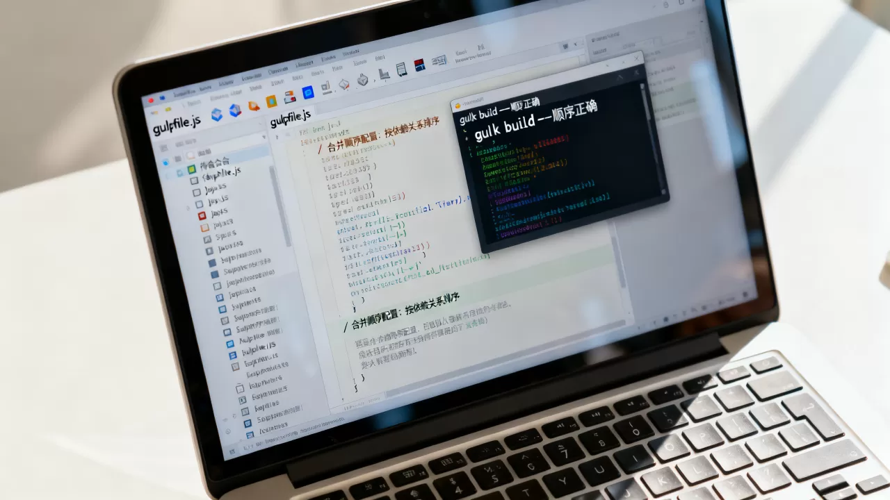 gulpjs合并顺序出错怎么办?gulp文件合并顺序配置方法 gulpjs合并顺序出错怎么办?gulp文件合并顺序配置方法