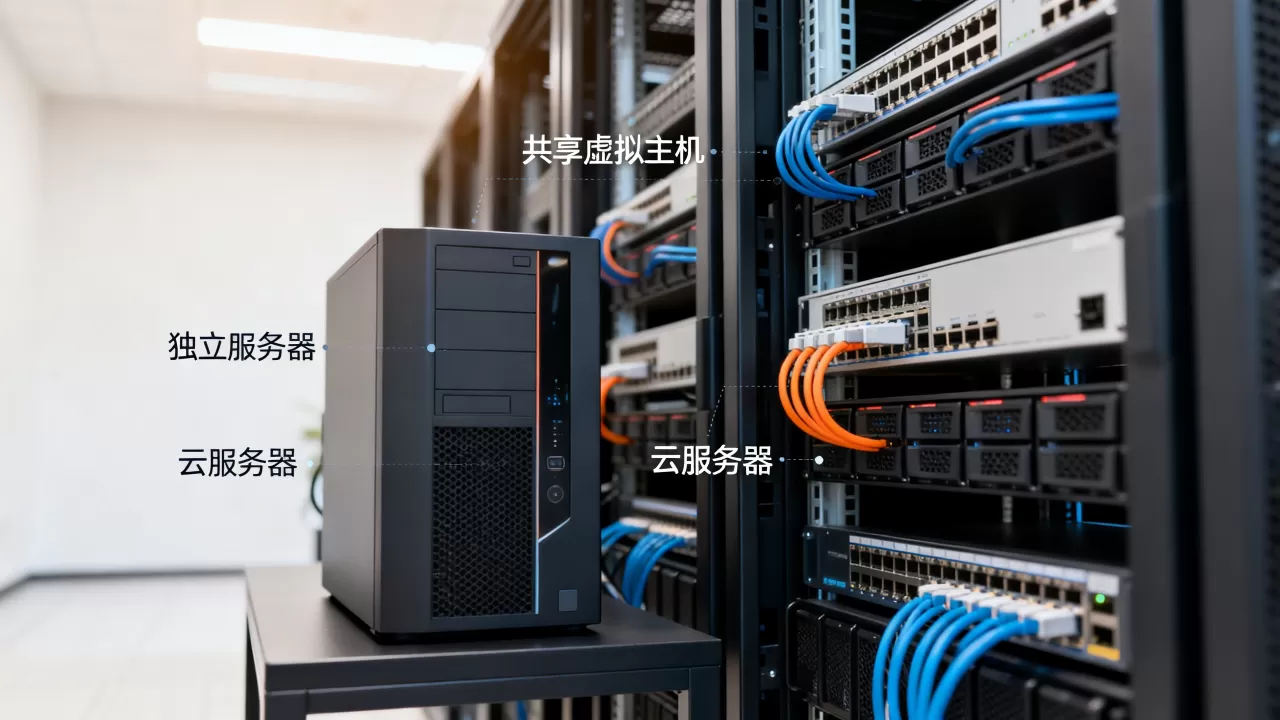 共享虚拟主机和独立哪个好？云服务器和独立服务器区别