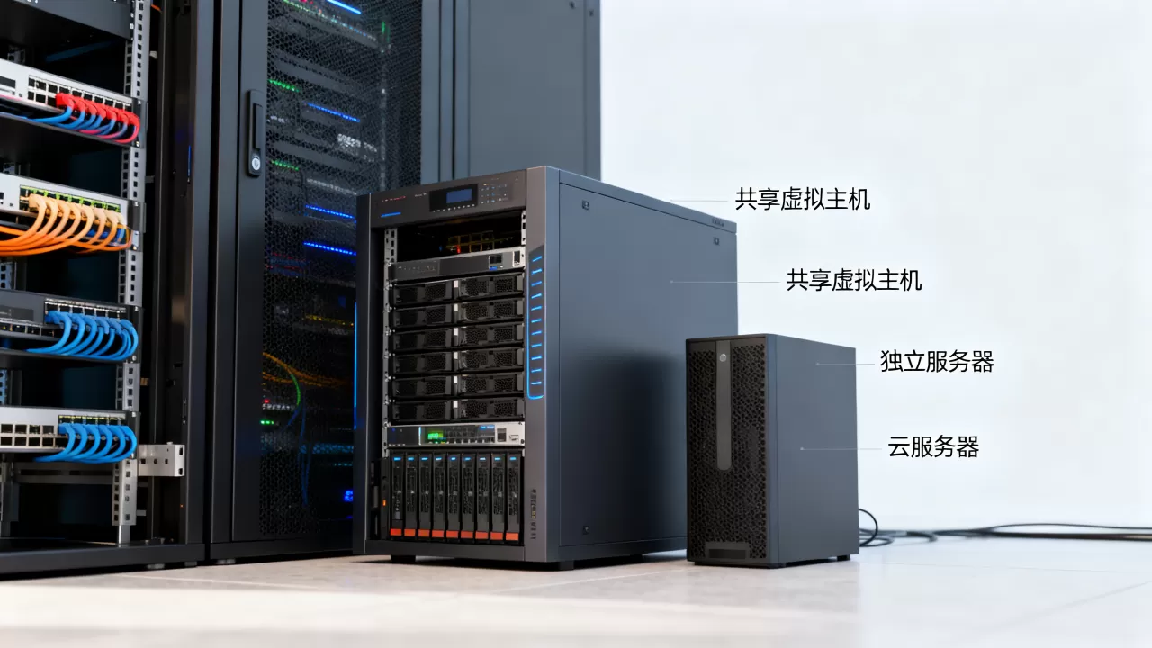 共享虚拟主机和独立哪个好？云服务器和独立服务器区别