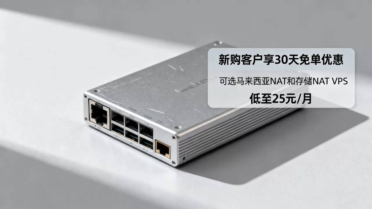 Nat ReCloud：新购客户享30天免单优惠，可选马来西亚NAT和马来西亚存储NAT VPS，低至25元/月！