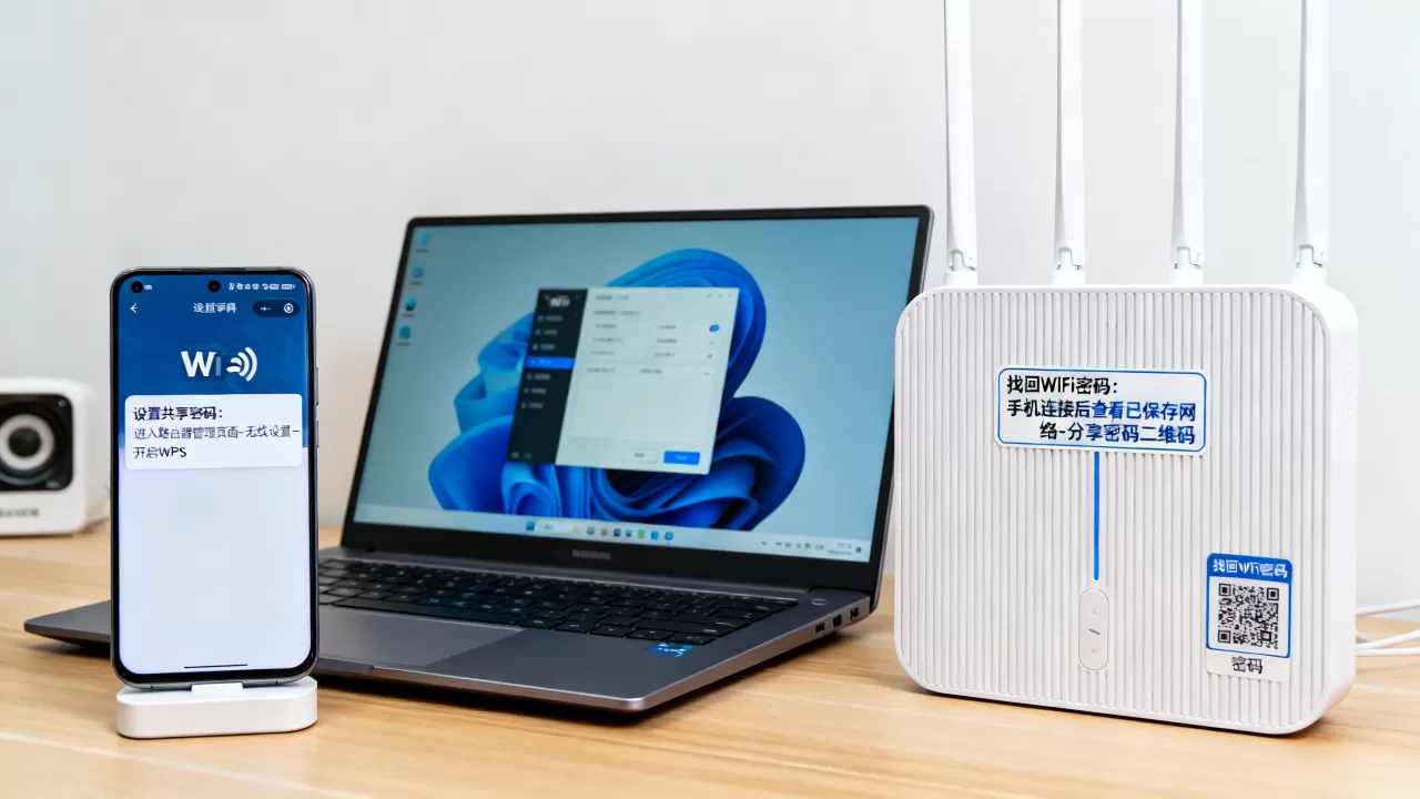 共享连接网络密码怎么设置？共享WiFi密码忘了怎么办