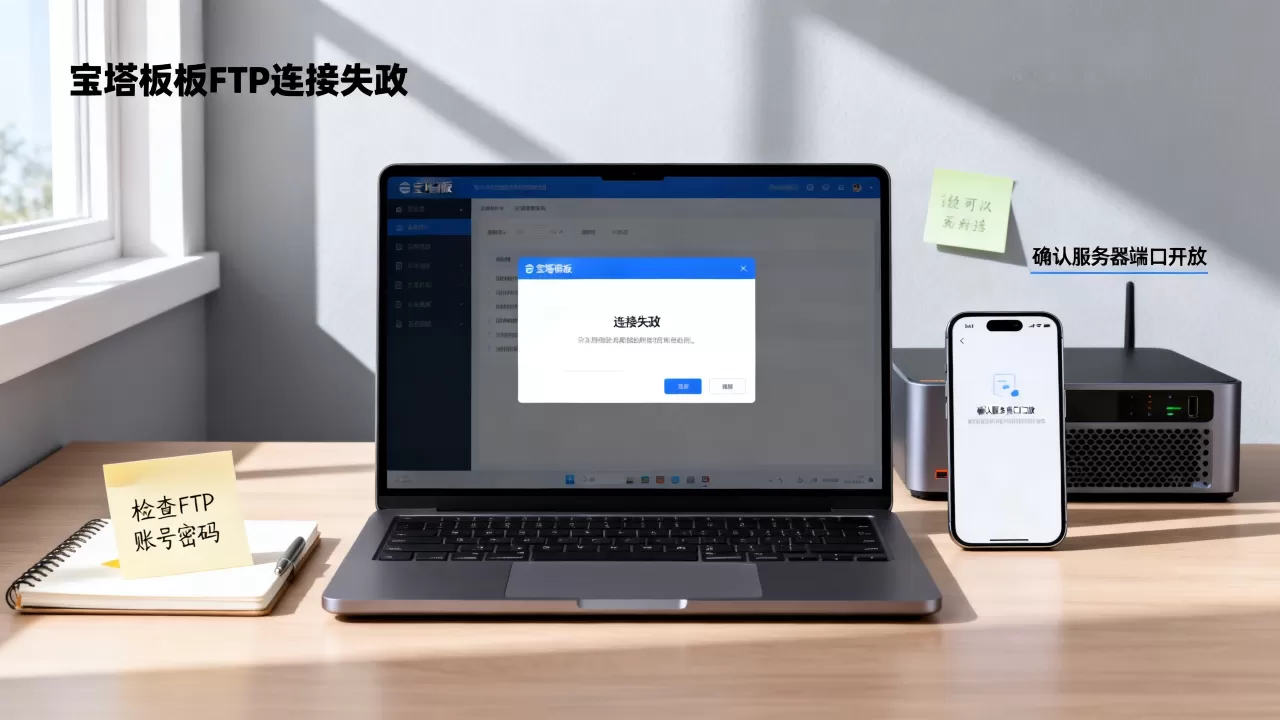 宝塔面板FTP连不上怎么办?宝塔面板FTP连接失败解决方法 宝塔面板FTP连不上怎么办?宝塔面板FTP连接失败解决方法
