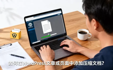 如何在WordPress文章或页面中添加压缩文档？