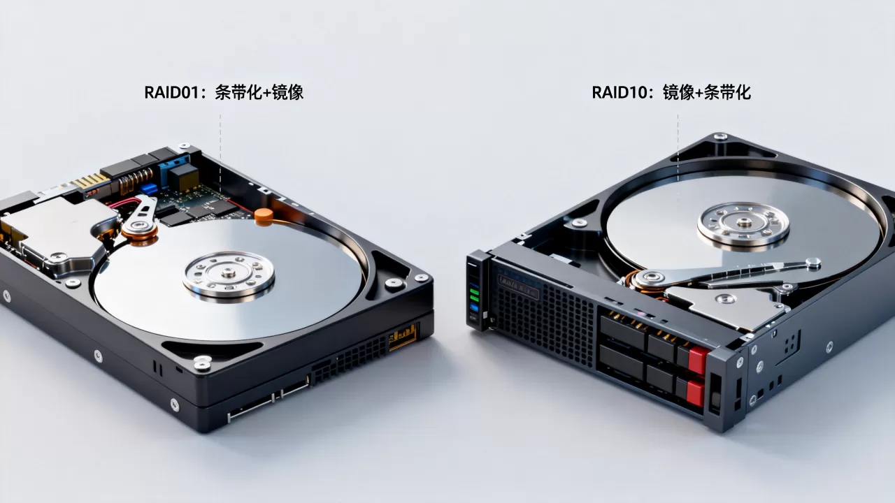 RAID01和RAID10到底选哪个？RAID01和RAID10区别
