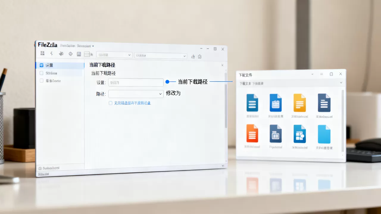 FileZilla下载的文件在哪?如何修改默认下载路径 FileZilla下载的文件在哪?如何修改默认下载路径