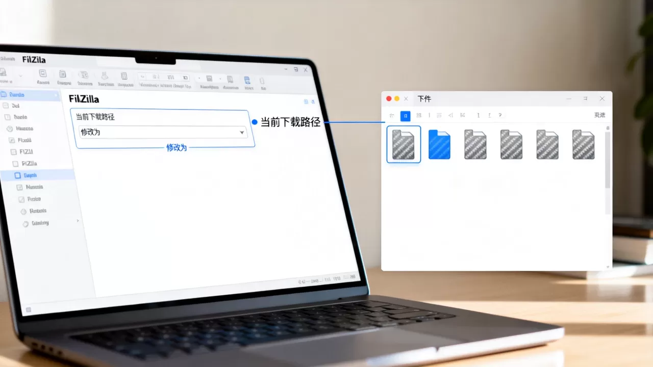 FileZilla下载的文件在哪?如何修改默认下载路径 FileZilla下载的文件在哪?如何修改默认下载路径