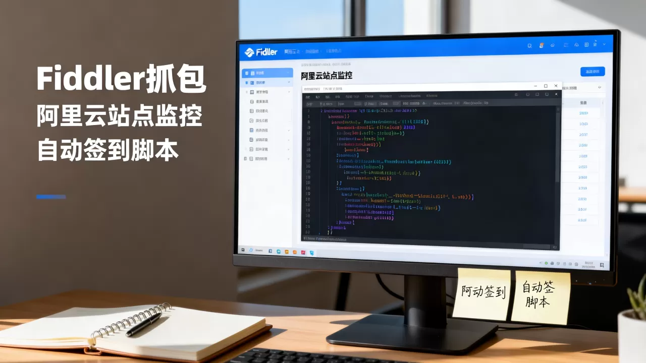 如何用Fiddler和阿里云站点监控自动签到?网页自动签到脚本怎么写 如何用Fiddler和阿里云站点监控自动签到?网页自动签到脚本怎么写