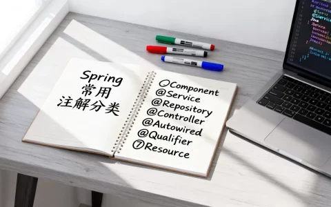 Spring最常用的7大类注解有哪些？Spring注解分类详解