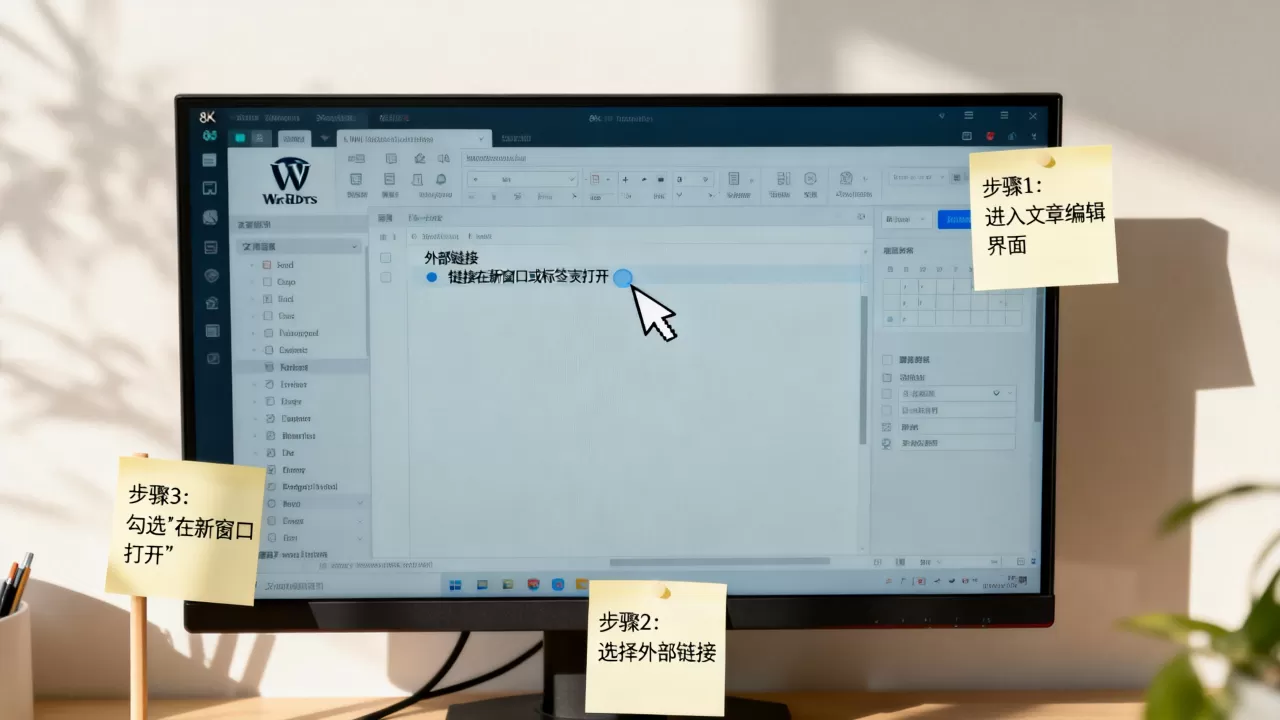 WordPress教程:如何在新窗口或标签页中打开外部链接? WordPress教程:如何在新窗口或标签页中打开外部链接?