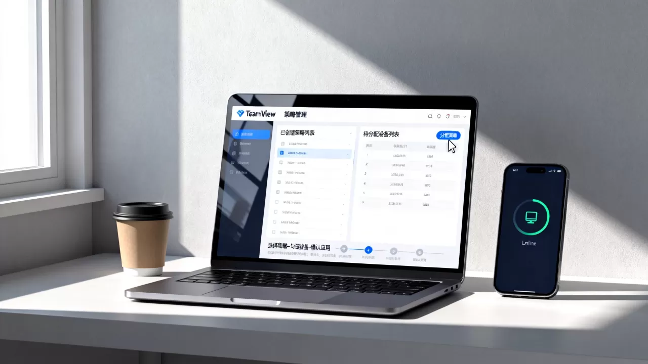 TeamViewer教程：如何将创建的策略分配给多个设备
