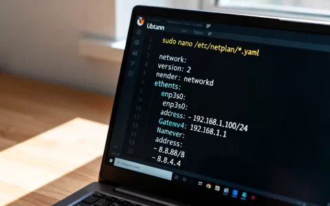 Ubuntu怎么设置静态IP？命令行配置静态IP地址教程