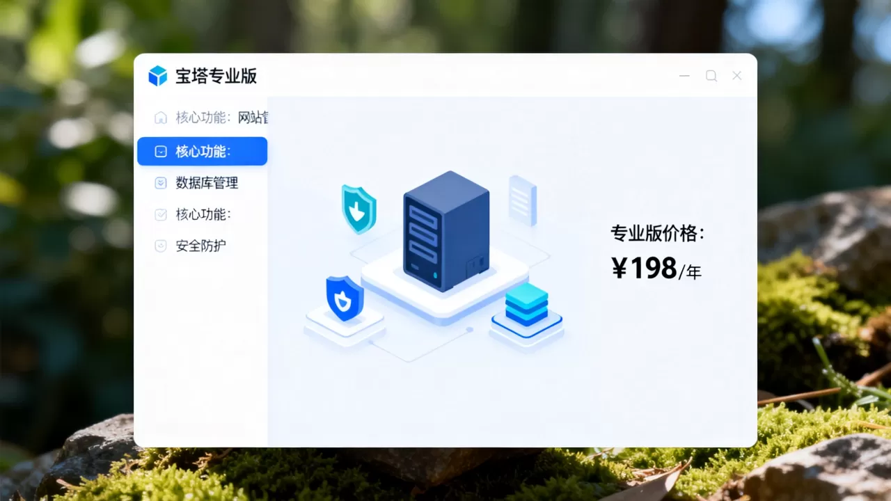 宝塔专业版有哪些核心功能?宝塔面板专业版多少钱 宝塔专业版有哪些核心功能?宝塔面板专业版多少钱