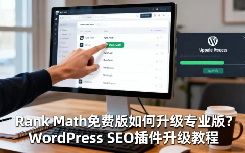 Rank Math免费版如何升级专业版？WordPress SEO插件升级教程